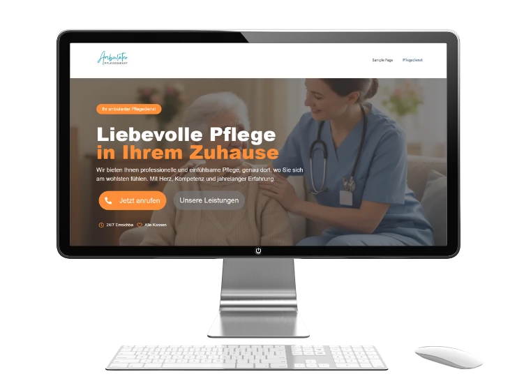 webseiten Pflegedienst